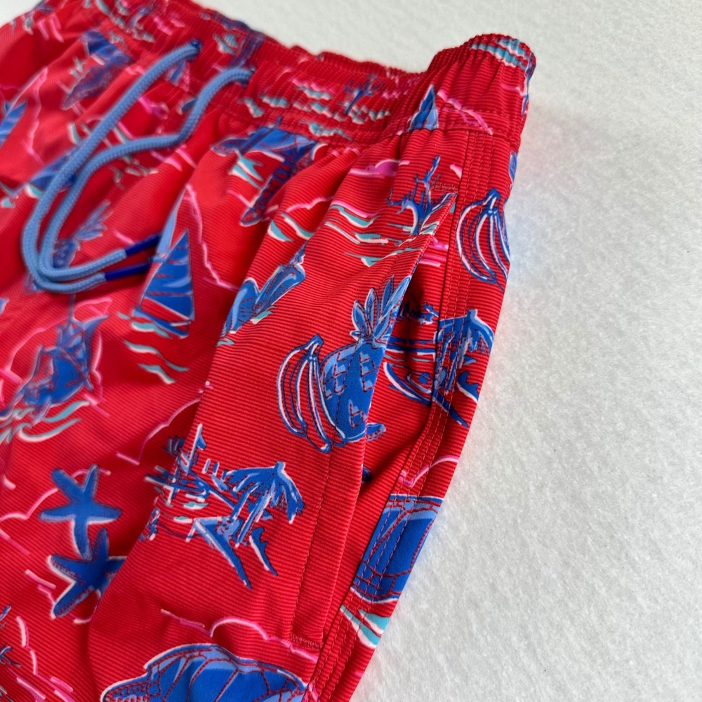 Vineyard Vines Mens XS Chappy Trunks Icons Sailors Red Nautical Swim Shorts NEW - Picture 10 of 16